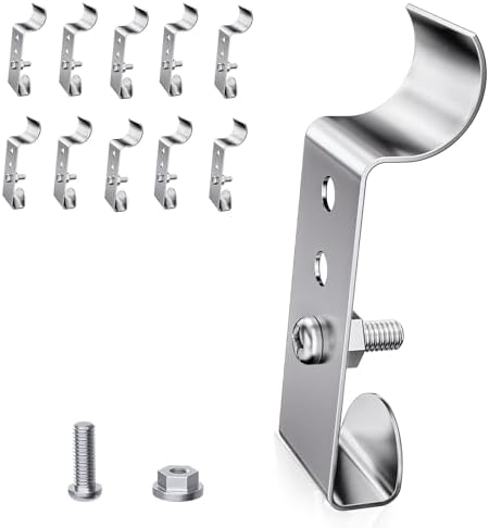 10 Pack Vinyl Siding Clips, Vinyl Siding Screws Hooks for Hanging...