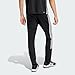 adidas Herren Workout Essentials All-Set 3-Stripes Knit Pants, Black/White, L