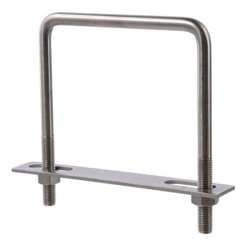 HOBBYIN 304 Stainless Steel Square U-Bolts,110mm(4.3