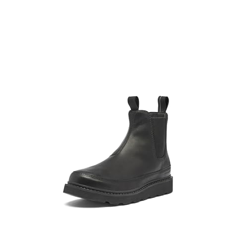 Bottes Chelsea Sorel Slabtown homme noir imperméables chaussures cuir pointure 47