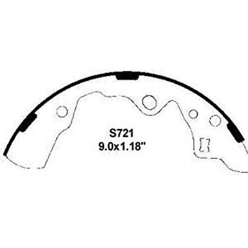 Wagner PAB721 Bonded Brake Shoe Set
