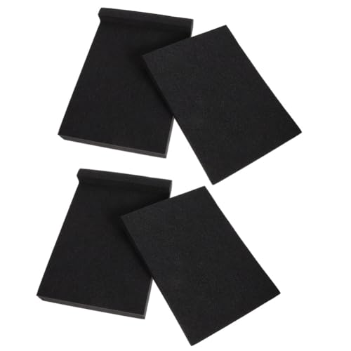 LIFKOME スピーカー遮音パッド 衝撃吸収サブウーファーパッド 音響ノイズ低減用 音響システム向け遮音クッション クリアサウンドモニター用 防振設置サポートパッド 2個セット