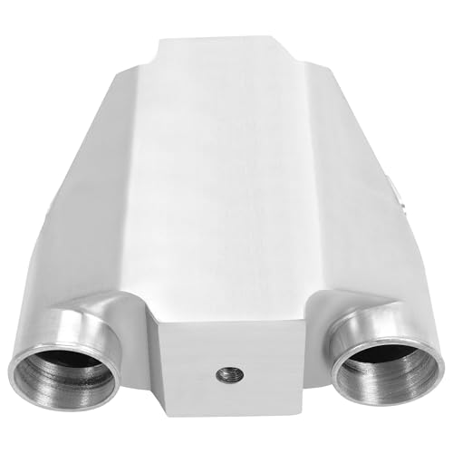 ECOTRIC Water Intercooler A/W IC 3.0" in/out Fit for Boat Jet Ski Universal Aluminum 12"x12.5"x4.5" Silver