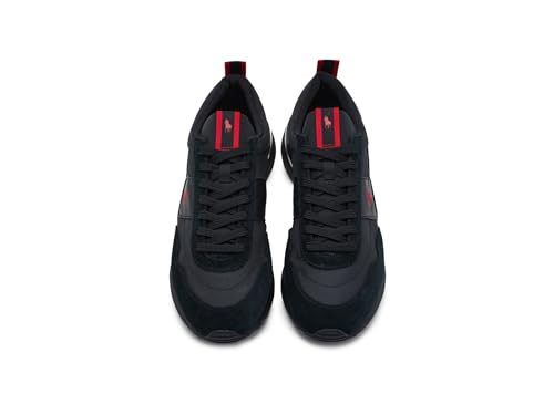 Image of POLO RALPH LAUREN Train 89 Suede & Oxford Sneakers | Casual Shoes
