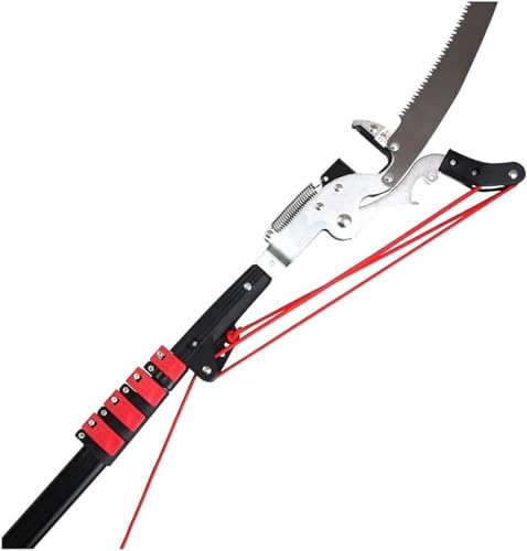 NAKEAH Telescopic Pole Saws, Professional Tree Pruners Extendable Pruning Saw Gardening Landscaping Branch Saw Lopper Tools Telescopic (Size : 7.2m)