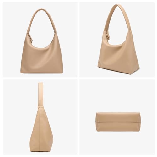 Bolso Hobo de Cuero para Mujer estilo Crescent miniatura 4
