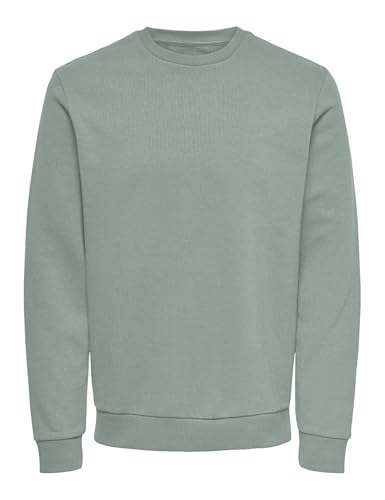 Herren O&S Basic Sweatshirt Regular Fit Pullover Langarm Jumper Sweater...