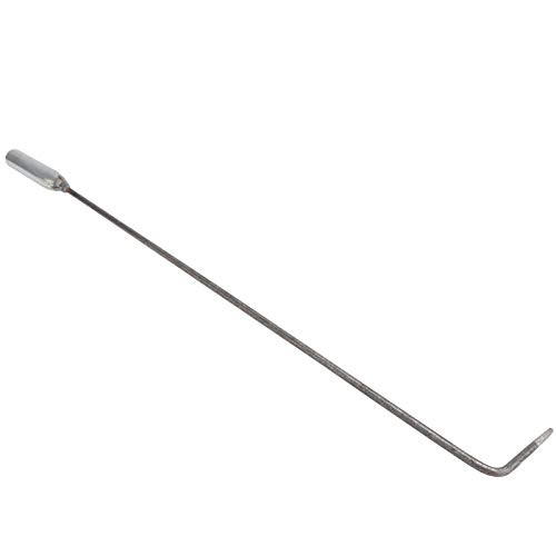 Cabilock BBQ Ash Tool Poker Stove Fireplace Fire Pit Ash Grilling Charcoal Garden Tools Grill Poker Cleaning Tools Wood Corner Cleaner 53cm