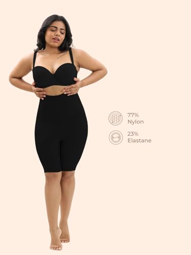 Image of UNDERNEAT Classic Series High-Waist Tummy Control Shapewear Shorts | Seamless and Invisible Body Shaper | Tummy Tucker and Thigh Shaping Shorts | Provides Medium Compression