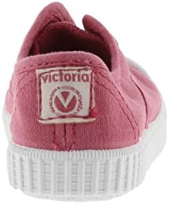 VICTORIA Toddlers 1915 Inglesa Slip-On Canvas Shoes, Frambuesa,3.5 M US | Image 2