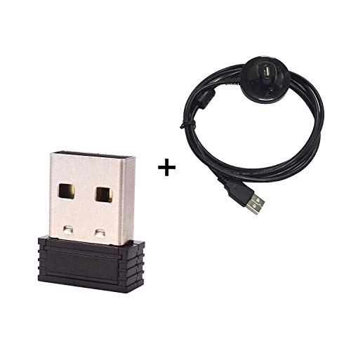 CooSpo ANT+ USB Stick Dongle with Extension USB 2.0 Cable 6.56Ft for Wahoo