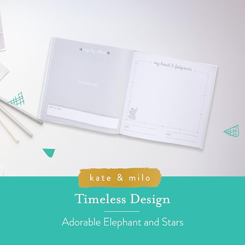 Kate & Milo 95567 Baby’S First Year Baby Memory Journal, Gender-Neutral Keepsake, Baby Milestone Memory Book And Photo Album thumb #1