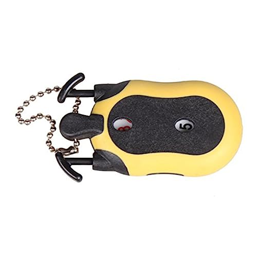Contador ergonómico de golpes para golfistas BESPORTBLE, 3 piezas, sin batería, con llavero miniatura 3
