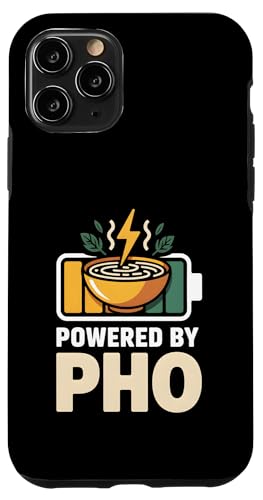 Powered by Pho Funny Vietnamese Noodle Bowl Lover Case for iPhone 11 Pro