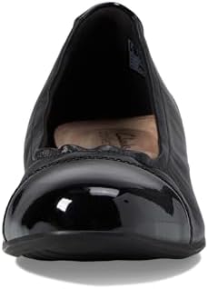 Clarks Women's Juliet Step Pump, Black Leather, 8 | Image 5