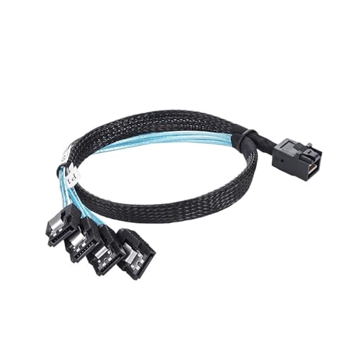 Cable interno SFF-8643 a 4 SATA 0.5m miniatura 2