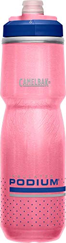 CamelBak Podium Chill Insulated Bike Water Bottle 24 oz, Pink/Ultramarine