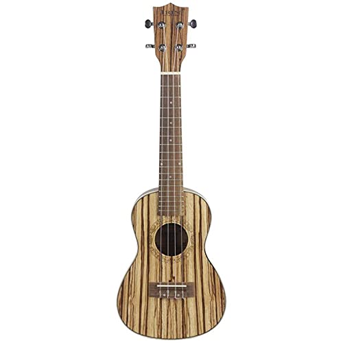 WGOEODI Ukulélé de Concert de 24 Pouces, Guitare hawaïenne à Quatre Cordes 18 frettes en Bois de zèbre, avec chaîne de… - Les Beatles, Paul McCartney, John Lennon, RIngo Starr, George Harrison WGOEODI Ukulélé de Concert de 24 Pouces, Guitare hawaïenne à Quatre Cordes 18 frettes en Bois de zèbre, avec chaîne de… – Image 4