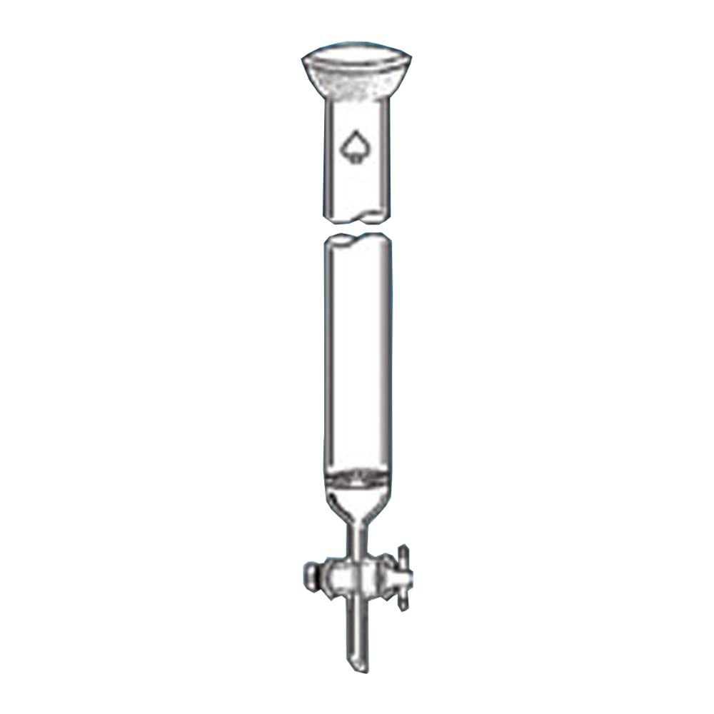 Colonne de chromatographie flash pour filtration de laboratoire en verre 64mm