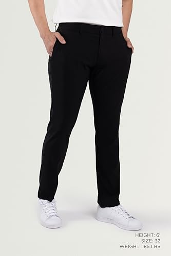 X RAY Stretch Slim Fit Golf Pants Men with Pockets - Tapered Lightweight Mens Golf Pants (Available in 30-38)3