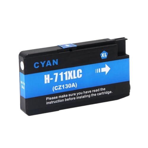 Cartouche compatible 711 cyan pour traceur de plans d'architecture HP