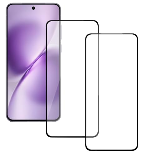 Image of amazon basics Tempered Glass Screen Protector Compatible with Vivo X200T 5G Transparent Protective Film [Clear HD] - Pack of 2
