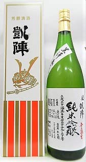 悦凱陣 純米吟醸 黒澤亀の尾 仕込10号 1800ml Amazon.co.jp: 日本酒 悦 凱陣 純米吟醸 無濾過生原酒 亀の尾（黒澤