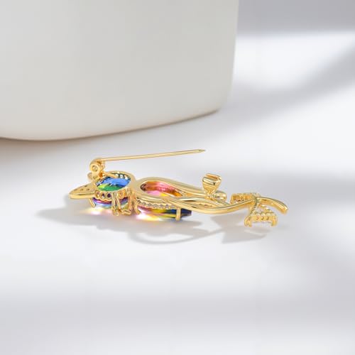 Image of Cute Animal Brooch Pins, Animal Theme Brooches Accessories for Clothes, Birthday Christmas Gift for Women
