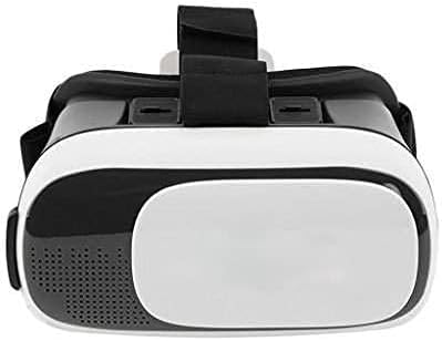 Virtual Reality Headset Glasses Anti-Radiation Adjustable Screen Headband 2022 Latest Virtual Reality Headsets for Video Movies & Games Compatible with All Smartphones Box Black/White