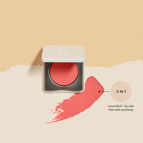 Honest Beauty 2-In-1 Creme Cheek Blush + Lip Color | Ewg Verified, Vegan + Cruelty Free | Peony Pink, .1 Oz #TOP1
