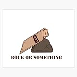 Rock Or Something MRE Sticker Bumper Sticker Vinyl Decal 5'