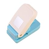 Perforadora cuadrada | Divertida máquina de troquelado – para decoración, manualidades, diario, scrapbooking, hogar, estilo de vida, etiquetado, diseño de arte