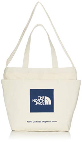 [ザノースフェイス] トートバッグ Utility Tote メンズ ナチュラル×ソーダライトブルー