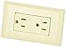 Valterra Diamond Group WDR15IV Ivory 15 Amp Decor Speed Box Receptacle, Off-White