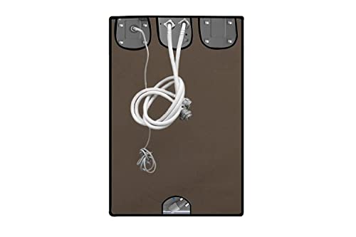 Image of Star Weaves Waterproof Front Load Washing Machine Cover Compatible for LG 8 kg & 9 Kg (Beige)