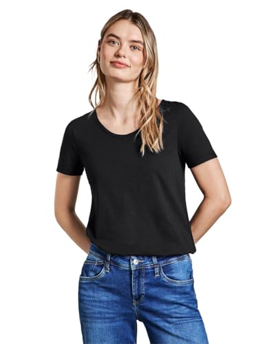 Damen Basic T-Shirt in Unifarbe