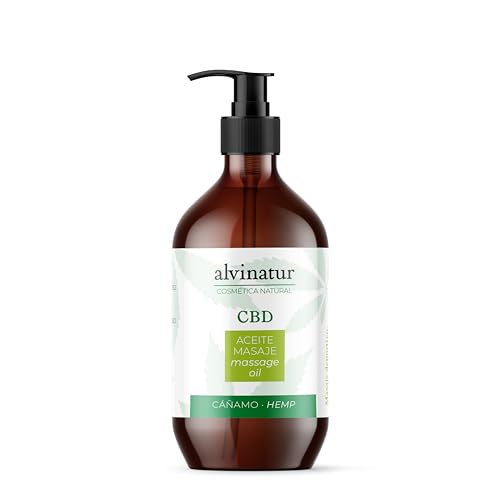 Huile pour massage corporelle au chanvre - BIO certificat - 250ml - Anti-inflammatoire, Muscle,...