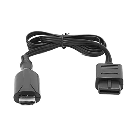 PUSOKEI N64 to HDMI Converter Cable, Game Console Video to HDMI Adapter, N64/NGC/SNES 3 Display Modes HD Video Converter for TV/Monitor (720P/1080P) Cover