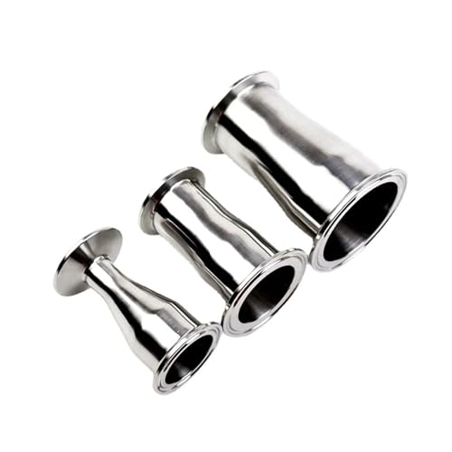 Réducteur concentric pipe fitting tri clamp en acier inox SS304 diamètres variés