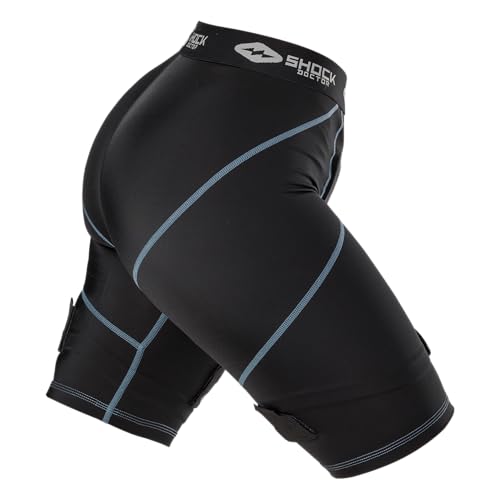 Women's Compression Hockey Short w/Pelvic Protector, Black4