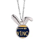 Halskette mit Hasen-Anhänger, Nummernschild, USA-amerikanische Autonummer, Hase, Tierschmuck, Geschenk