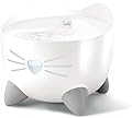 Catit PIXI Fontana per gatti 2,5 l bianco acciaio inox