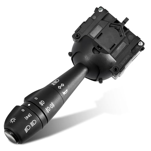 Gedlex Phare Interrupteur Sandero, Commutateur de Colonne de Direction, Commodo Phares pour Dokker, Duster, Lodgy, Logan, Stepway, Commutateur Clignotant 8201167988 681726046R 255405056R 255400337R