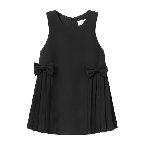 Vestido de niña sin mangas plisado ideal para ceremonias infantiles y días de colegio activos