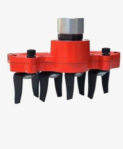 LABDHI SPRAYER Tiller Attachment 28 MM for Brush Cutter Vertical Type Weeder/Weeding in Fruits and Vegetables/Remove Unwanted Weeds/Suitable for All Type of Brush Cutter Fuel Grass Trimmer