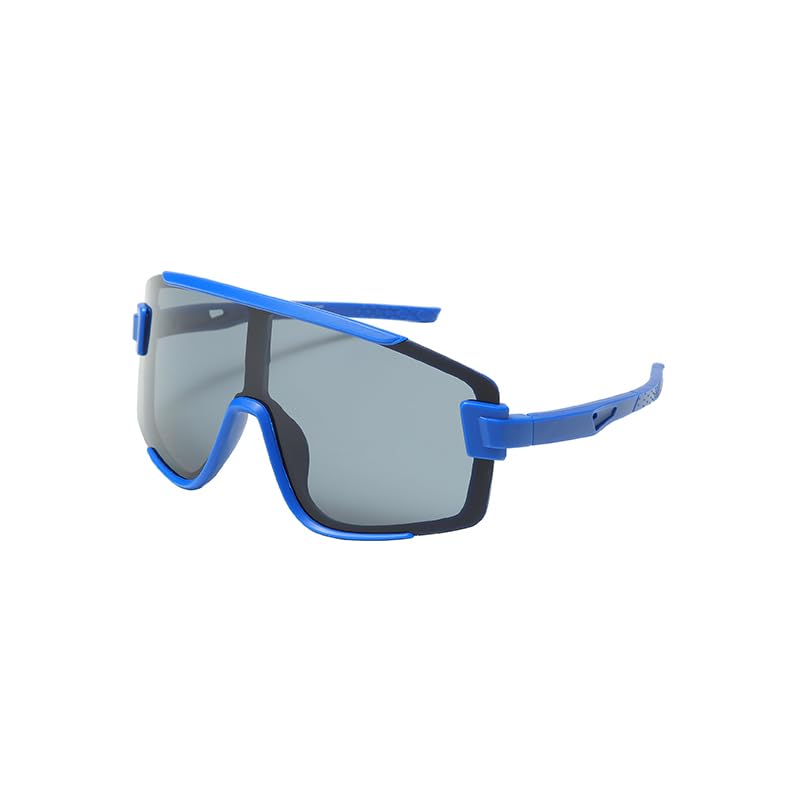 12-Pack - Large Shield Lens Adorable Kids Sunglasses with UV400 Protection - Lightweight, Durable, and Stylish for Boys, Fun Eyewear, K3090