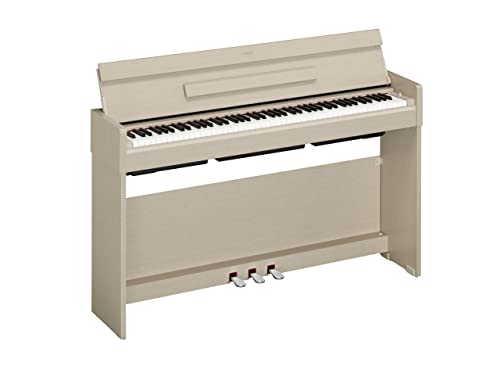 Articolo consegnato: 1 x Yamaha ARIUS YDP-S35 Pianoforte Digitale Bianco Frassino - Pianoforte per Casa adatto per Tutte le Età, 50 Capolavori di Musica Classica (Libro Musicale), Adattatore AC, Manuale