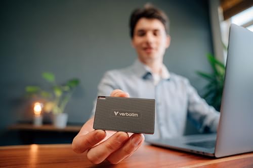 Mini SSD Verbatim en métal robuste et élégant haute performance 512Go