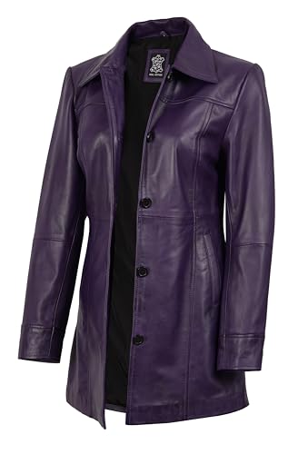 Manteaux en cuir pour femme fjackets en agneau véritable