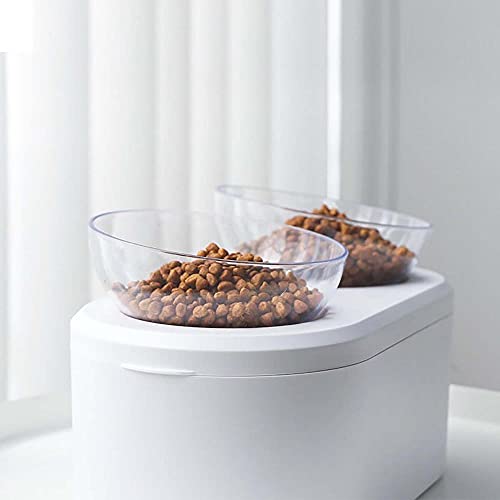 Kat Hond Verhoogde voerbak met luchtdichte opslag Afneembare voerbak voor huisdieren met verhoogde standaard Dubbele… - Afbeelding 5